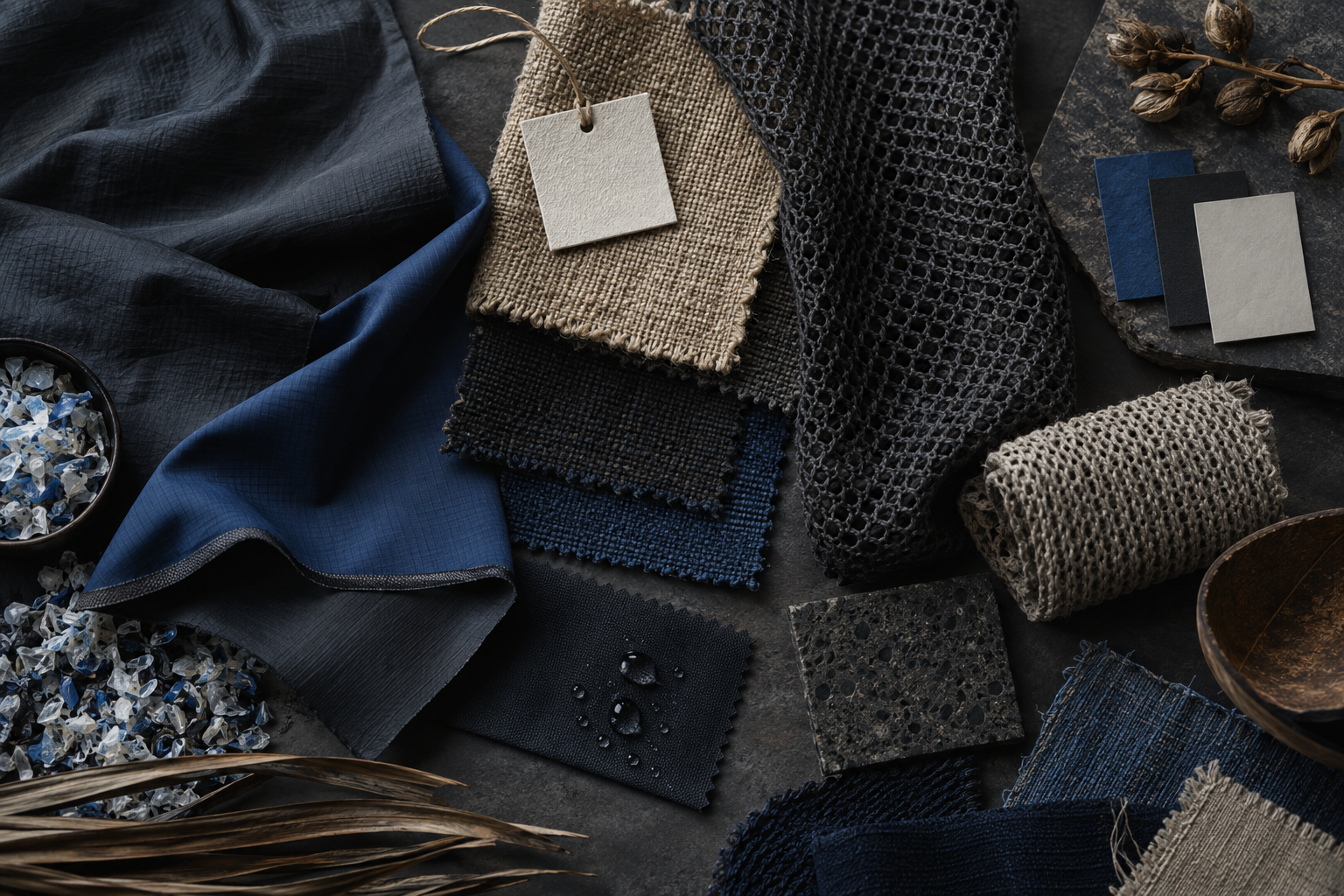 Illustrative AI-generated textile and apparel visual